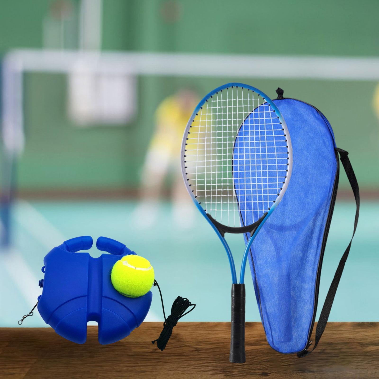 Baoblaze Tennis Racket Portable Professional Tennis Training Ball with String Kids Blue