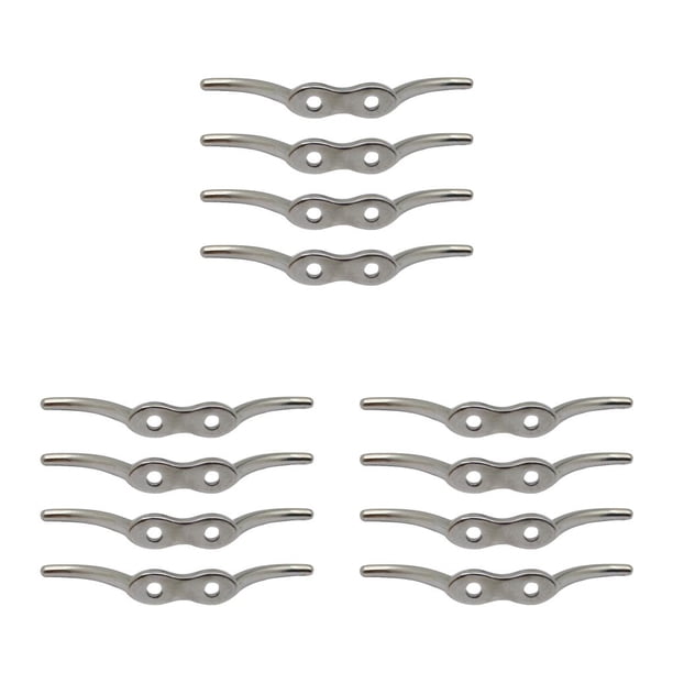 Speravity Abrazadera de cuerda de amarre para barcos, ganchos de asta de bandera de acero inoxidable 316, herrajes de lona extraíbles, cuerda de Type2 NO2