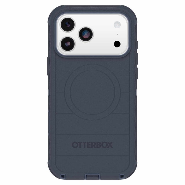 OtterBox Étui Defender Pro MagSafe avec Contrôle de la Caméra Riverside (Bleu) pour iPhone 17 Pro Max