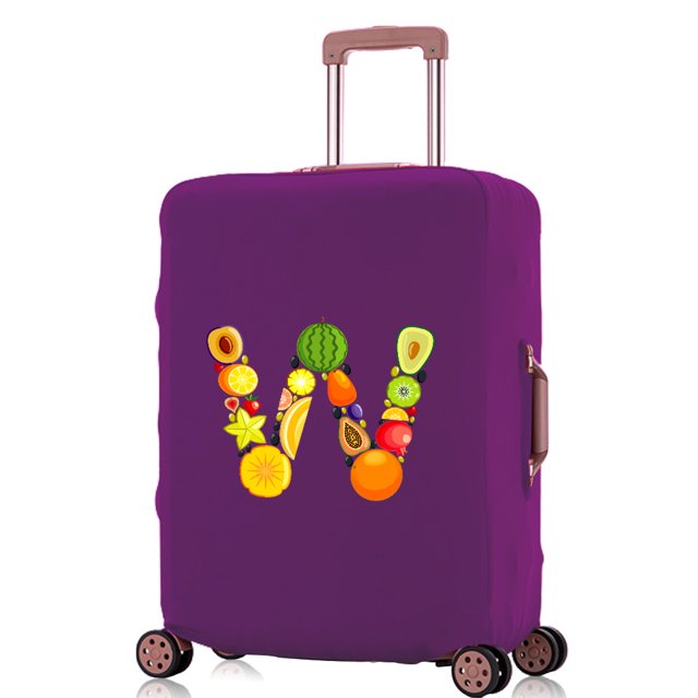 Travel Accessories Luggage Covers Travel Suitcase Cover Protector Reusable Washable 18-32inch Fruit Printed Pattern Series 8fruit W L