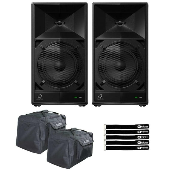 AlphaTheta WAVE-EIGHT Portable DJ Speaker 2-Pack with Totes Package