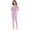 Violet, variant on Woolcano Women’s 100% Merino Wool Base Layer Set Lightweight Thermal Underwear for Ski Winter Outdoor