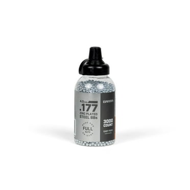 Barra Airguns Zinc Plated BB's for BB Guns, 0.177 Caliber, 3000 Count