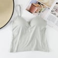 thumbnail image 2 of Women's V-Neck Camisole Adjustable Strap Tank Tops with Built in Shelf Bra Stretch Undershirts Sleeveless Tube Top, 2 of 9