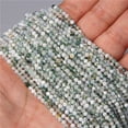 thumbnail image 1 of Pequeñas cuentas de piedra facetadas naturales, Mica púrpura, 2/3/4mm, cuarzos, amatistas, ágatas, cuentas facetadas de cristal de fluorita para la fabricación de joyas Tan Jianjun unisex, 1 of 2