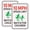 2 Pack, variant on Watch for Children 10 MPH Speed Limit Sign, 12" x 16" Reflective,Rustfree Aluminum,UV Protected and Weatherproof, Outdoor & Indoor Use