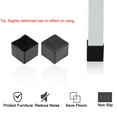 thumbnail image 5 of Unique Bargains Rubber End Caps Covers, 28mm x 28mm Square Furniture Table Chair Legs 10Pcs, 5 of 6