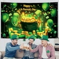 thumbnail image 2 of St. Patrick's Day Polyester Background Cloth Lightweight Durable Festival Photography Party Wall Decor, 2 of 5