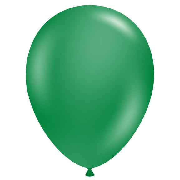 5 inch Crystal Emerald Green TUFTEX Latex Balloons (100 Pack) - Party Supplies Decorations