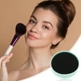 thumbnail image 6 of Unique Bargains 1 Pc Portable Round Makeup Sponge Brush Cleaner Green, 6 of 6