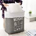 thumbnail image 2 of SHAR Large Laundry Hamper, 75L Foldable Laundry Hamper, Drawstring Laundry Hamper, Dirty Laundry Bag Travel Dirty Clothes Home On The Go and Laundry Bin, 2 of 5