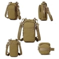 thumbnail image 2 of HuaAngel Crossbody Water Bottle Shoulder Bag Adjustable Shoulder Strap Fits 16 oz to 40 oz Bottles Multiple Storage Pockets Side handles, 2 of 7