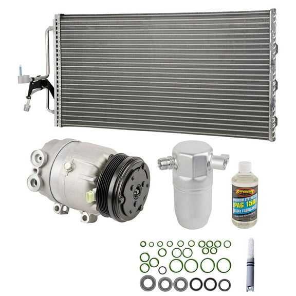 A/C Kit w/ AC Compressor Condenser Drier For Oldsmobile Intrigue 3.5L V6 1999 2000 2001 2002 - BuyAutoParts