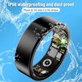 thumbnail image 4 of Smart Health Ring Stainless Steel IP68 Waterproofing Multiple Modes  Fitness Tracker Ring for Sports, 4 of 7