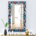 thumbnail image 2 of DESIGN ART Designart 'Feathers 20' Modern Mirror - Vanity Printed Mirror 27.6 in. wide x 39.4 in. high, 2 of 4