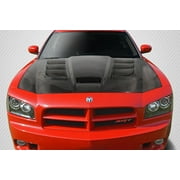 2006-2010 Dodge Charger Carbon Creations DriTech Viper Look Hood - 1 Piece