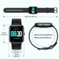 thumbnail image 2 of SmartWatch, reloj fitness unisex con pulsómetro, podómetro, monitor de sueño, 9 modos de entrenamiento, 2 of 5