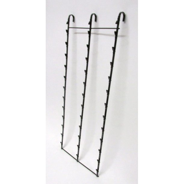 3 Strips 39 Clip Potato chip, Candy & Snack Black Hanging Display Rack