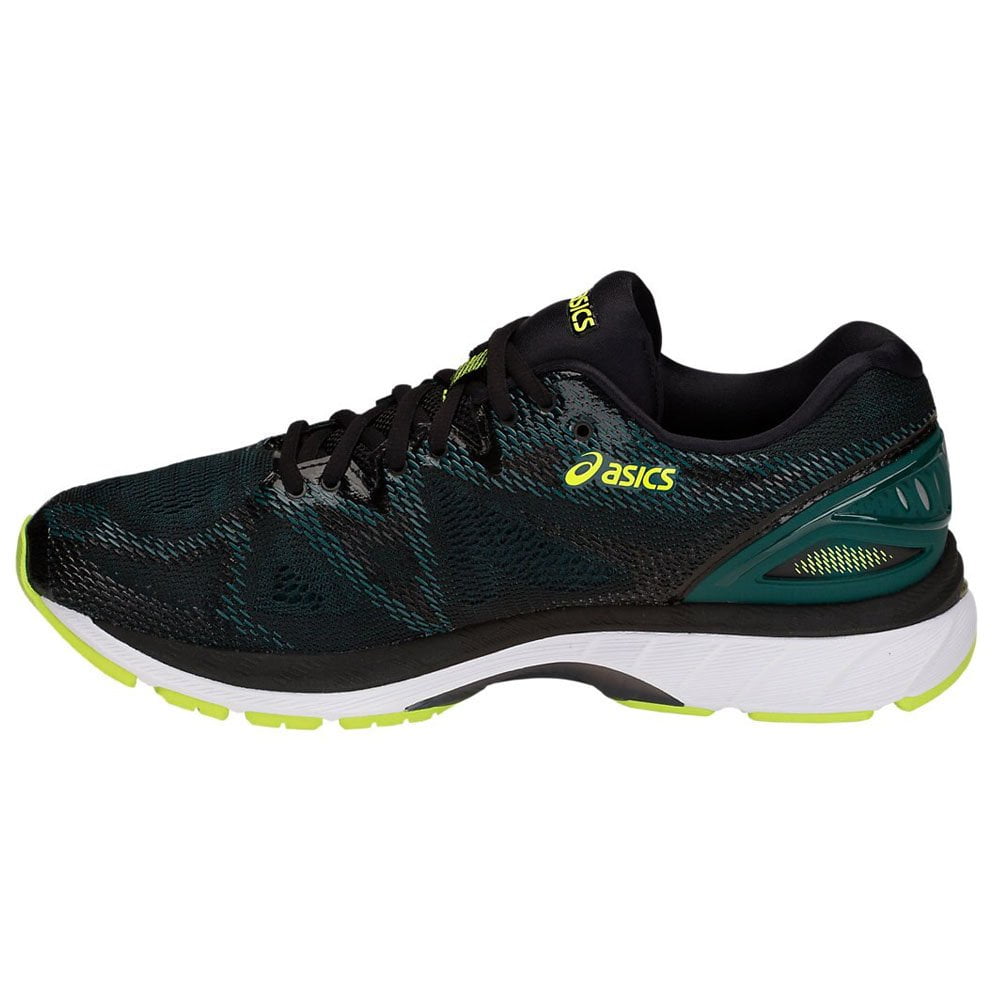 asics nimbus 20 black neon lime