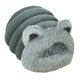 thumbnail image 3 of Cama cueva para gatos autocalentable, lavable, semicerrada, con base antideslizante para invierno M azul, 3 of 9