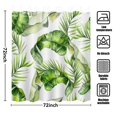 thumbnail image 5 of Boho Floral Shower Curtain for Bathroom, Chic Modern Abstract Home Bathroom Decor, Vintage Bohemia Style (72 x 72, Tropical Leave, 5 of 5