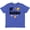 Retro Heather Royal, variant on Lil Builder- future construction worker Youth T-Shirt
