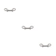 thumbnail image 3 of Advancent Perno Gancho de seguridad Ganchos de doble punta resistentes a la corrosión Clips de metal de alta dureza Usar cadena de correa Plata Type1 NO1, 3 of 6