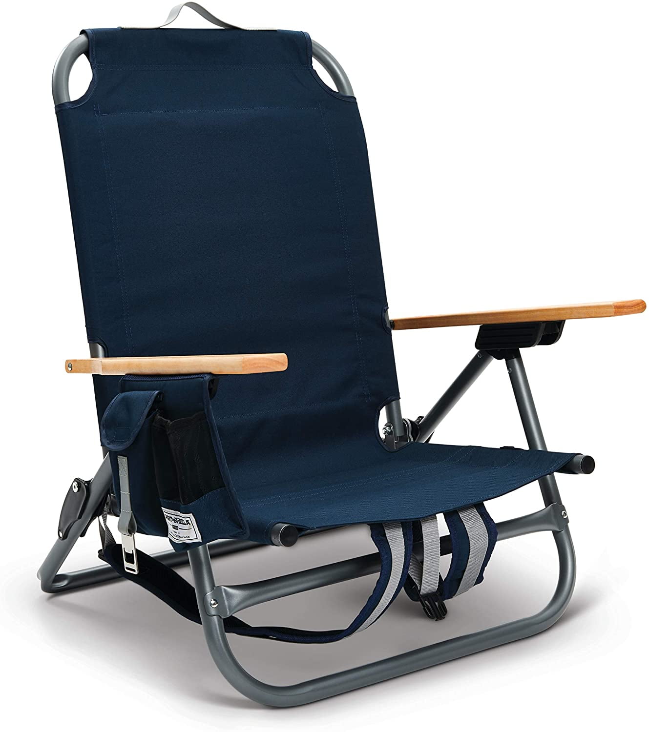 SportBrella SunSoul Folding LightWeight Blue Backpack Beach Chair