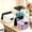 Black, variant on 4 Pack Clear Laundry Pods Container 3 Acrylic Canisters Lids Dryer Sheet Container Holder with Measuring Scoops Labels Clear Organizerfor Detergent Powder Dryer Balls
