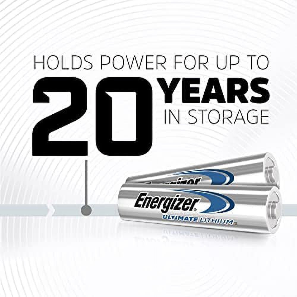 Energizer Ultimate Lithium Battery AA and AAA Variety Pack, 4 Double A and 4 Triple A Batteries (8 Count)