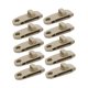 thumbnail image 5 of Paquete de 10 clips resistentes para lonas de tienda, sujetadores multiusos para toldos, tornillos de mariposa Marrón claro, 5 of 9
