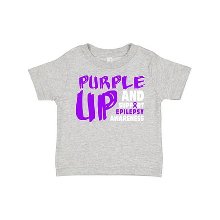 

Inktastic Purple Up Epilepsy Gift Toddler Boy or Toddler Girl T-Shirt