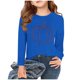 thumbnail image 2 of Blusas y camisas de cuello redondo y manga larga para niños Camisas estampadas de manga larga para Acción de Gracias Camisas lindas de cuello redondo Blusas casuales elegantes Ropa Camisas de cuello r, 2 of 5