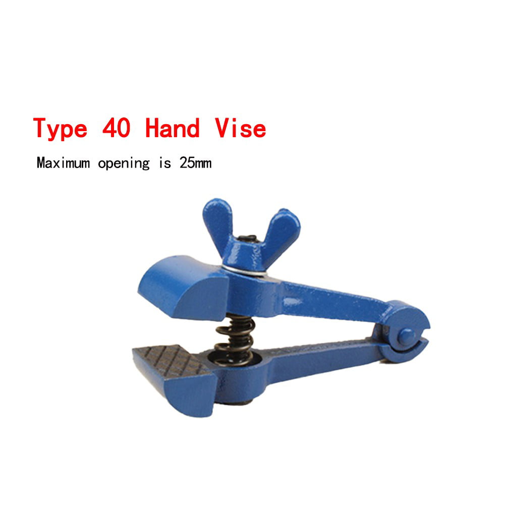 2 Pieces Blue Hand Held Hobby Mini Vise for Jewelry Making Tools 12cm/16cm 