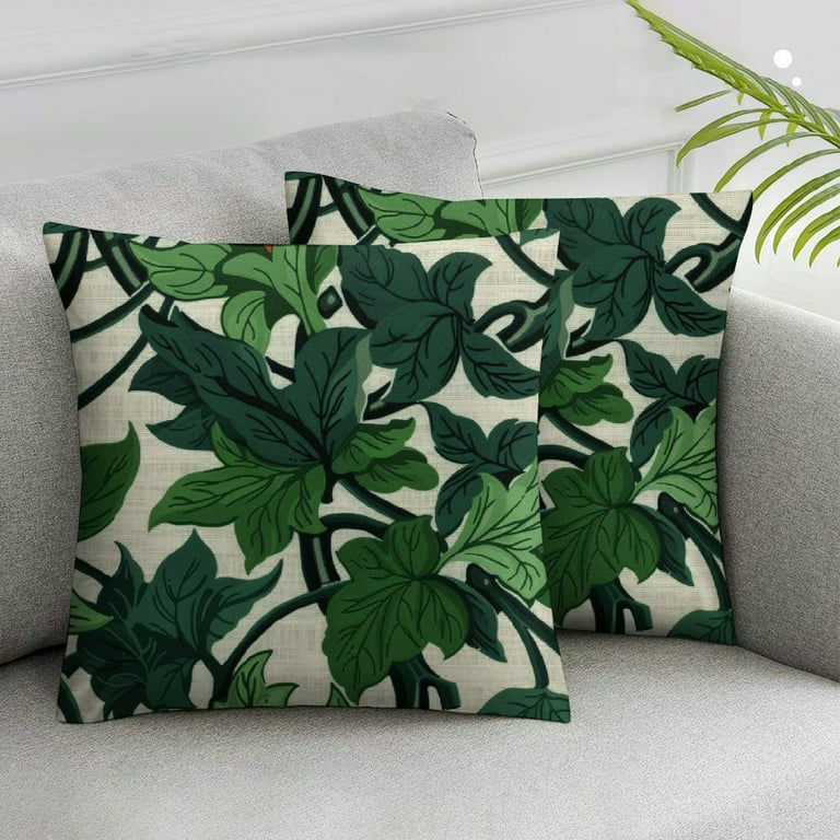nygtbtfer Throw Pillow Cover Green and The Symbols of Ireland
