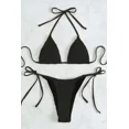 thumbnail image 5 of Halter Neck Bikini Set Swimwear (S, Off-White), 5 of 9