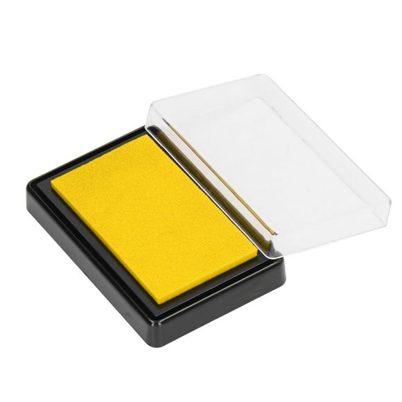 Baby Ink Pad, Baby Footprint Ink Pad PVC With Paper For Babies Yellow Ink