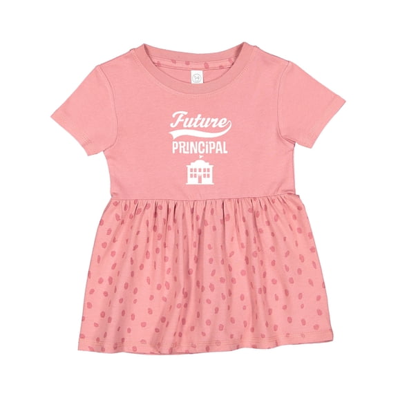 Inktastic Future School Principal Girls Baby Dress