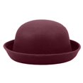thumbnail image 2 of Wool Round Top Hat Vintage Style Performance Costume Hat Classic Fashion Accessory for Men Women Winter Wear, 2 of 8