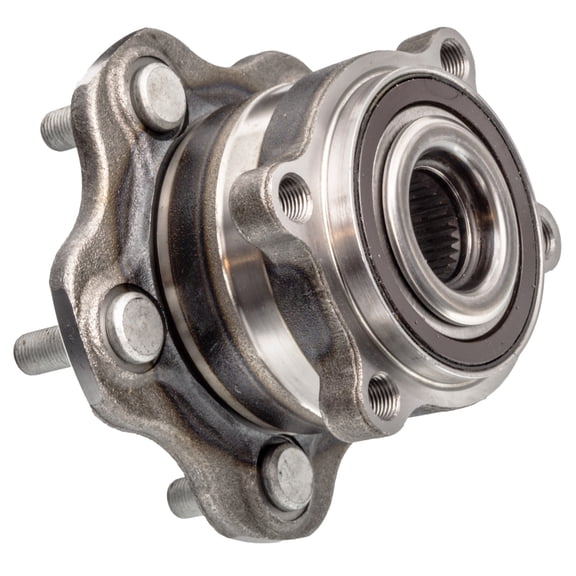 Front Wheel Bearing and Hub Assembly Compatible with 2009-2014 Nissan Murano 5-Lug ABS 512408 OE Direct Replacement 29-Spline BALL Driver or Passenger Side Pre-Greased Pre-Sealed