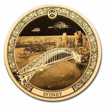 2025 Solomon Islands 1/100 oz Gold Sydney (Blister Pack)
