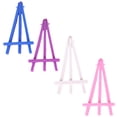 thumbnail image 3 of 20pcs Tabletop Display Easel Small Plastic Easel Multi-use Painting Easel Tripod Easel, 3 of 8