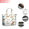 thumbnail image 2 of Alphabet Dinosaur Names Chart Pattern Travel Tote Bags for Women Carry On,Large Weekender Bags for Women Travel,Multi Functional Duffle Bag for Work,Shopping,Sports, 2 of 5