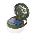 thumbnail image 1 of Linterna solar para exteriores, luz de camping con correa para colgar, portátil y versátil Verde, 1 of 9