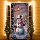 thumbnail image 1 of 180x90cmChristmas High-end Santa Claus Snowman Reindeer Polyester Material Decoration Door Curtain Hanging Decoration, 1 of 5