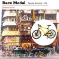 thumbnail image 2 of 1:64 Mini Bicycle Scene Model Mountain Bike Diorama model bike kits S Scale Yellow, 2 of 9