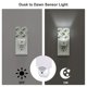 thumbnail image 3 of Balery green plaid Moose tree Luz Nocturna LED con Sensor Automático, Enchufe con Sensor Crepuscular, Luz Suave de 0.5W para Dormitorio, Pasillo, Baño-US, 3 of 7