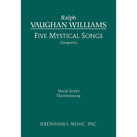 Five Mystical Songs: Vocal score (Paperback)
