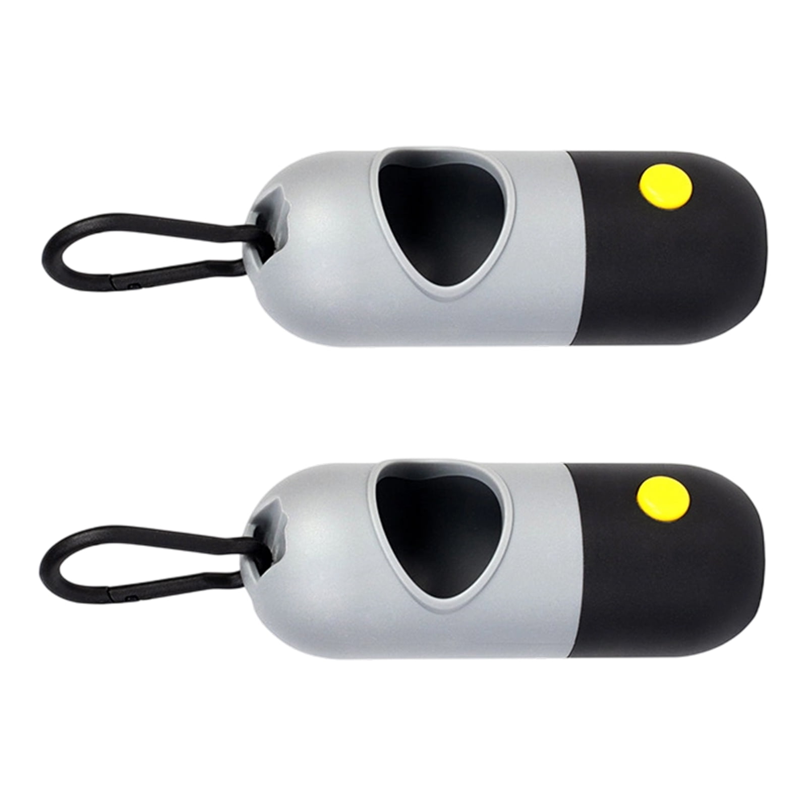 Durability Plastic Dog Poop Bag Dispenser for Pet Owners Easyly Refills and LED Light for Safety During Nighttimes Outdoor