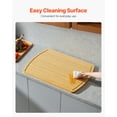 thumbnail image 6 of VEVOR Noodle Board Stove Cover, Stove Top Cover Board for Gas Burner & Electric Stove,Bamboo Wood Cutting Board with Juice Grooves,RV Stovetop/Kitchen Sink Cover,Natural, 6 of 9